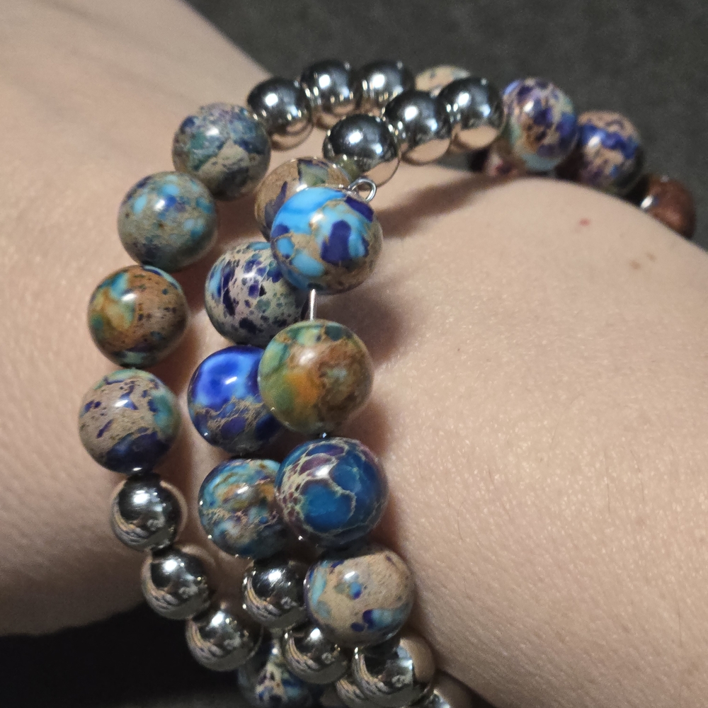 Colorful Beaded Bracelet Set - Picture 3 of 4